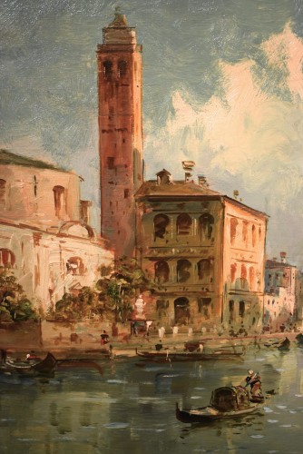 Antiquités - Venise, le Grand Canal à Cannaregio - Giuseppe Riva (1834-1916)